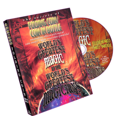 (image for) World's Greatest Magic: Folding Coin - Coin In Bottle - DVD - Click Image to Close