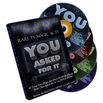(image for) You Asked For It- Rare TV Magic Acts (4 DVD Set) - DVD - Click Image to Close