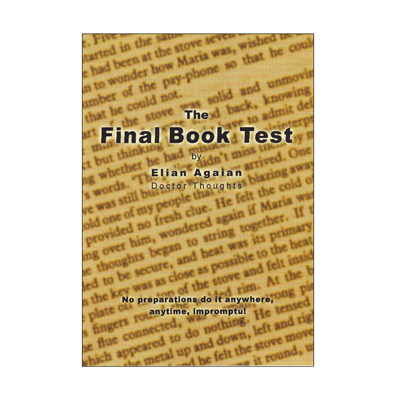 (image for) Final Book Test - Elian Agaian - Click Image to Close