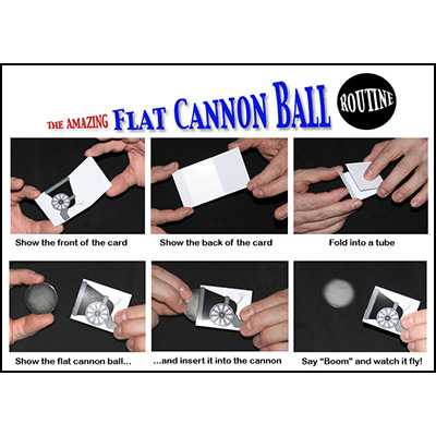(image for) Flat Cannon Ball by Chazpro Magic Co. - Trick - Click Image to Close