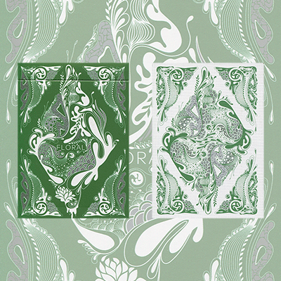 (image for) Floral Deck (Green) by Aloy - Click Image to Close