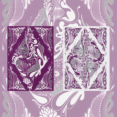 (image for) Floral Deck (purple) by Aloy - Click Image to Close