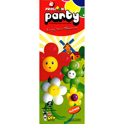 (image for) Large Flower Balloon Kit (3 sets)(28 balloons 65cm) by Will Roya - Trick - Click Image to Close