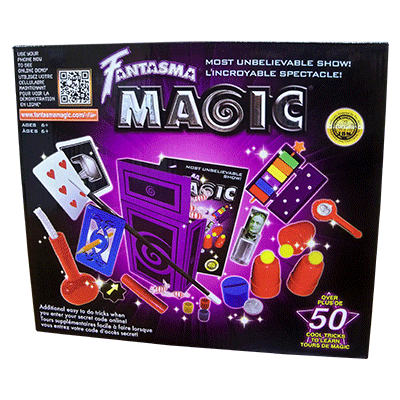 (image for) Most Unbelievable Magic Set by Fantasma magic (Gung Ho Box, Cups and Balls, Penetration frame) - Click Image to Close