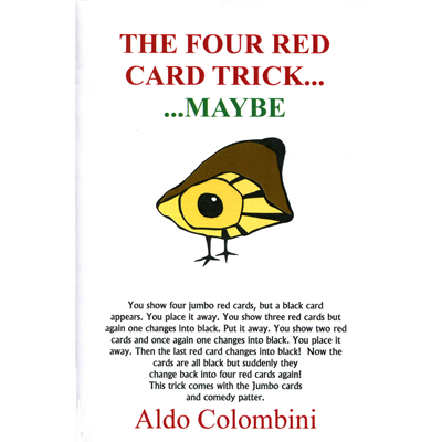 (image for) Four Red Card Trick by Wild-Colombini Magic - Trick - Click Image to Close