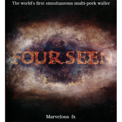 (image for) Fourseen Wallet (Wallet & 2 DVD set) by Matthew Wright - Trick - Click Image to Close