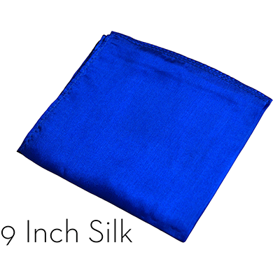 (image for) Silk 9 inch (Blue) Magic by Gosh - Trick - Click Image to Close