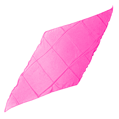 (image for) Diamond Cut Silk 36" (PINK) by Magic by Gosh - Trick