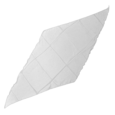 (image for) Diamond Cut Silk 36 inch (WHITE) by Magic by Gosh - Trick - Click Image to Close