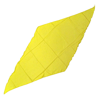 (image for) Diamond Cut Silk 36 inch (YELLOW) by Magic by Gosh - Trick - Click Image to Close