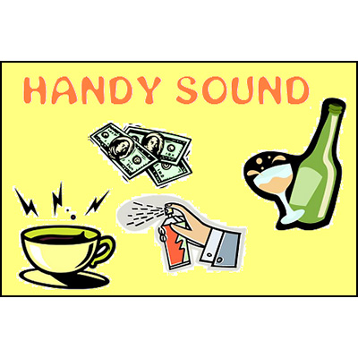 (image for) Handy Sound (Coin in Liquid and Paper Tear) - Trick - Click Image to Close