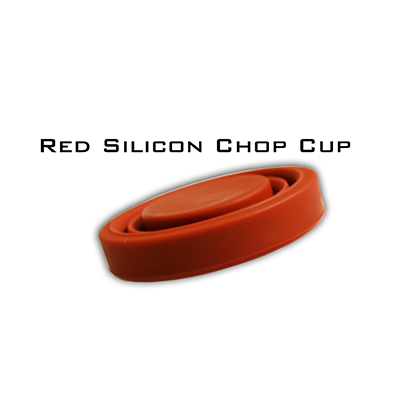 (image for) Harmonica Chop Cup Red (Silicon) by Leo Smetsers - Trick - Click Image to Close