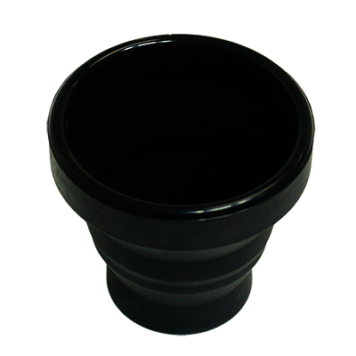 (image for) Harmonica Chop Cup Black (Silicon) by Leo Smetsers - Trick - Click Image to Close