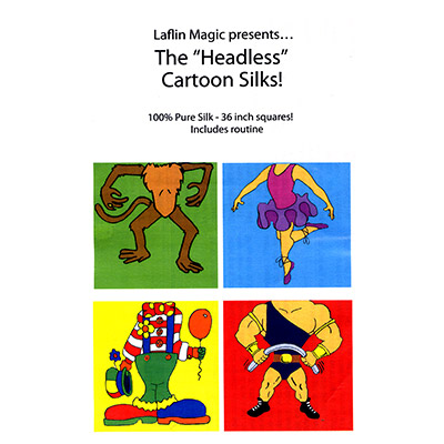 (image for) Silk Headless Cartoon (4-36" inch ) from Magic by Gosh - Trick - Click Image to Close