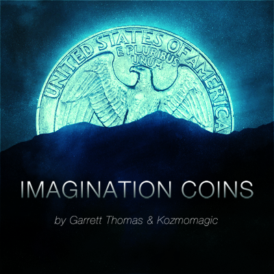 (image for) Imagination Coins US Quarter (DVD and Gimmicks) by Garrett Thomas and Kozmomagic - DVD - Click Image to Close