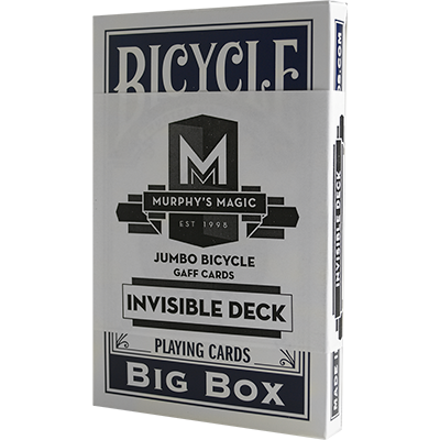 (image for) Jumbo Invisible Deck Bicycle (Blue) - Trick - Click Image to Close