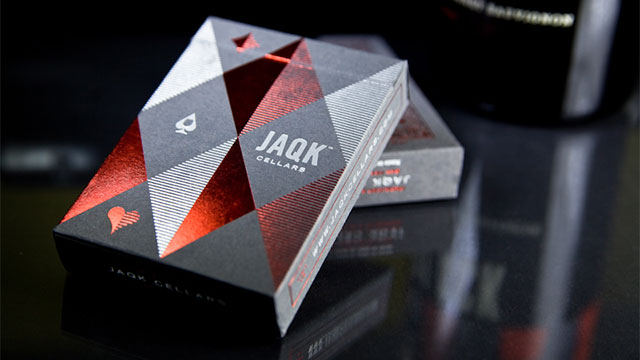 (image for) JAQK Cellars Red Edition Playing Cards by theory11 - Click Image to Close