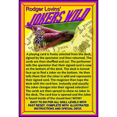 (image for) Jokers Wild by Rodger Lovins - Trick - Click Image to Close