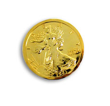 (image for) Jumbo 3 Walking Gold Half Dollar - Trick