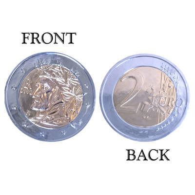 (image for) Jumbo 7 inch 2Euro Coin - Trick - Click Image to Close