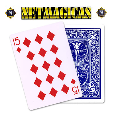 (image for) Jumbo (BLUE) 15 of Diamonds by Netmagicas - Trick