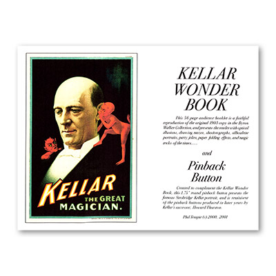 (image for) Kellar Wonder Book with Pinback Button - Book - Click Image to Close
