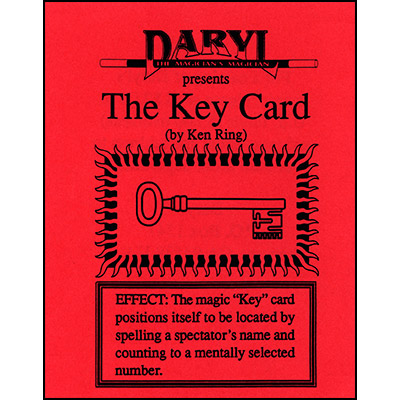 (image for) The Key Card by Ken Ring - Trick - Click Image to Close