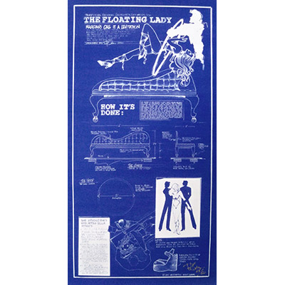 (image for) Levitation Poster, (12 inch x 22 inch) in tube by Paul Osborne - Trick - Click Image to Close