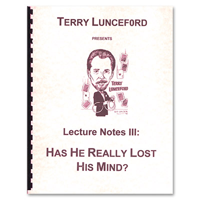 (image for) Terry lunceford Lecture 3 by Terry Lunceford - Book