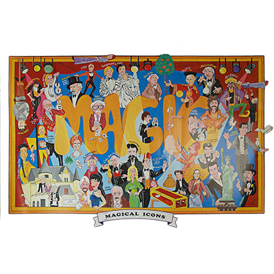 (image for) Magical Icons Poster (Vernon Fund / Limited) by Dale Penn - Trick - Click Image to Close