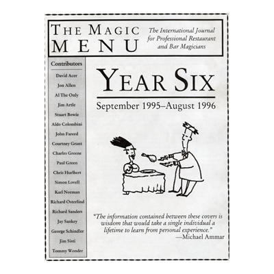 (image for) Year 6 : Magic Menu - Book - Click Image to Close