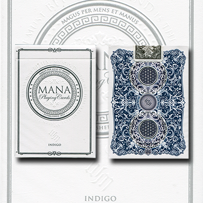 (image for) Mana Playing Cards (Indigo) by Erik Mana - Trick - Click Image to Close