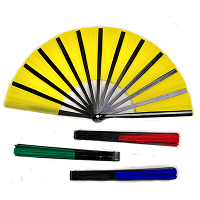 (image for) Manipulation Fans (four pack / four colors) by Po Cheng Lai - Trick - Click Image to Close