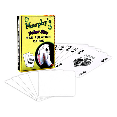 (image for) Manipulation Cards-POKER SIZE/WHITE BACK (For Glove Workers) by Trevor Duffy - Trick