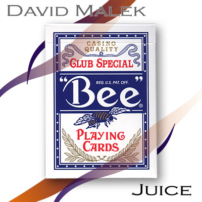 (image for) Marked Deck (Blue Bee Style, Juice) by David Malek - Trick - Click Image to Close