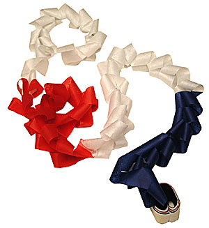 (image for) Mouth Coil 46 Ft Cresey (patriotic red/white/blue)