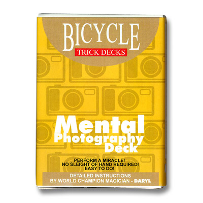 (image for) Mental Photo Deck Bicycle (Blue) - Trick - Click Image to Close
