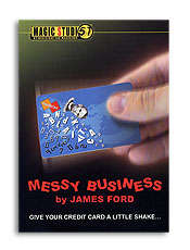 (image for) Messy Business Credit Card trick James Ford & Magic Studio
