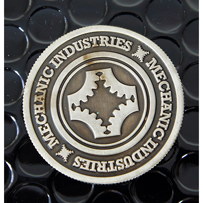 (image for) Full Dollar Coin (Gun Metal Grey) by Mechanic Industries - Trick - Click Image to Close