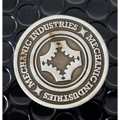 (image for) Half Dollar Coin (Gun Metal Grey) by Mechanic Industries - Trick - Click Image to Close