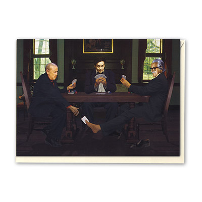 (image for) Miller & Vernon Cheating Houdini Greeting Card - Click Image to Close