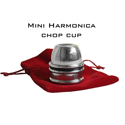 (image for) Mini Harmonica Chop Cup (Aluminum) by Leo Smetsers - Trick - Click Image to Close