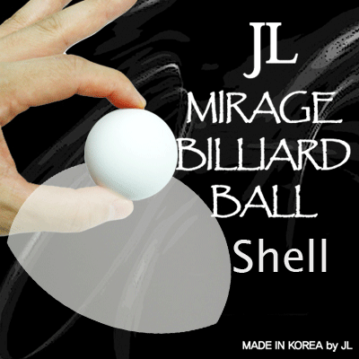 (image for) Two Inch Mirage Billiard Balls by JL (WHITE, shell only) - Trick