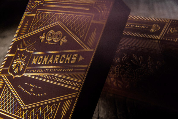 (image for) Monarch Playing Cards (Red) V1 by theory11 - Click Image to Close