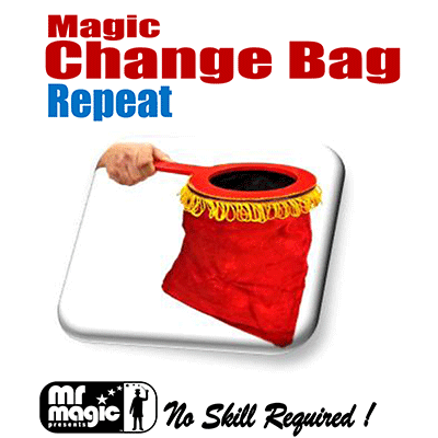(image for) Magic Change Bag (Repeat w/ zipper)- by Mr. Magic - Click Image to Close