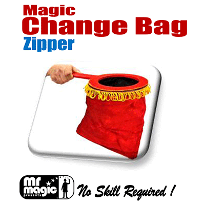 (image for) Magic Change Bag (Zipper)- by Mr. Magic - Click Image to Close