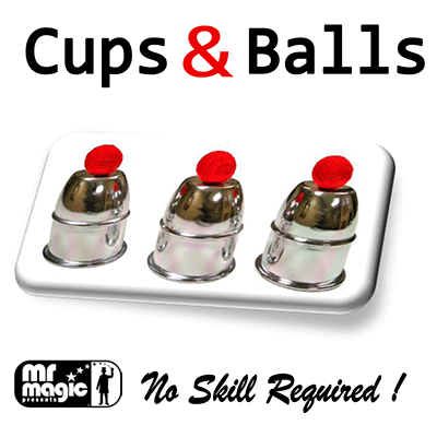 (image for) Cups and Balls (Mirror Polish AL) by Mr. Magic - Trick - Click Image to Close
