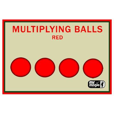 (image for) Multiplying Balls (Red Plastic) by Mr. Magic - Trick - Click Image to Close