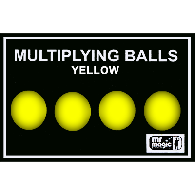 (image for) Multiplying Balls (Yellow Plastic) by Mr. Magic - Trick - Click Image to Close