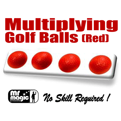 (image for) Multiplying Golf Balls (Red) by Mr. Magic - Trick - Click Image to Close